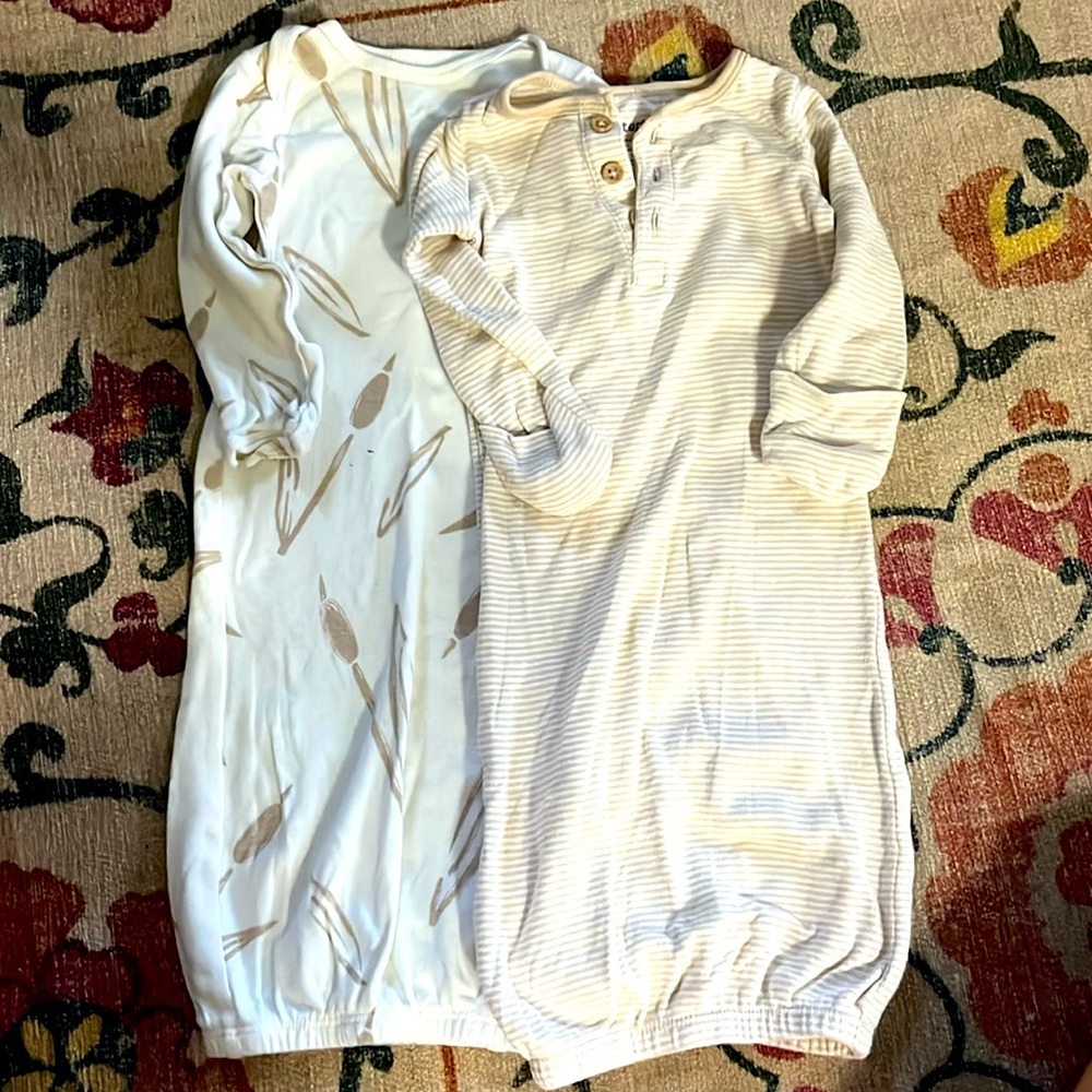 Carters newborn sleep gowns